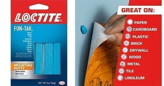 Loctite Fun-Tak Mounting Putty 