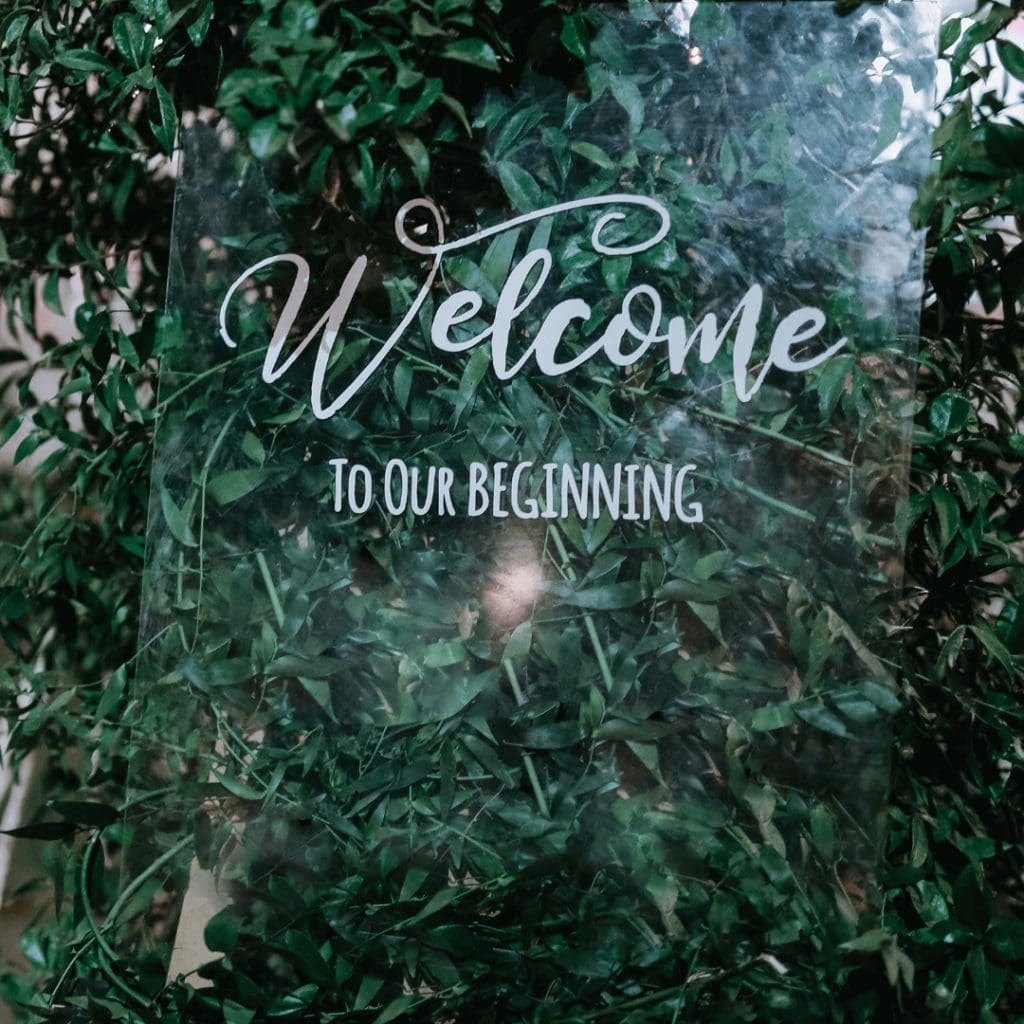 Translucent Welcomesign Designing Acrylic Welcome Sign: Personalizing for Every Occasion